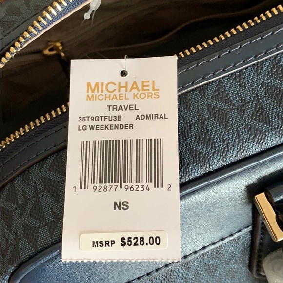 Michael Kors Admiral Blue Weekender - Picture 5 of 8